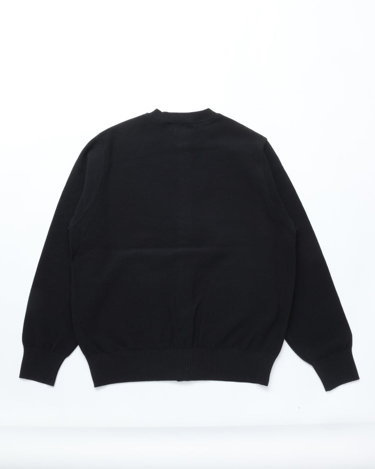 Yonetomi / WAVE COTTON KNIT P/O SOLID-