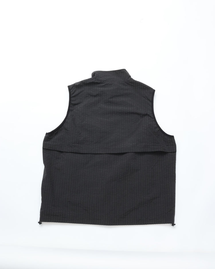 WILD THINGS / ゲッコーリバーシブルベスト GECKO REVERSIBLE VEST BLACK