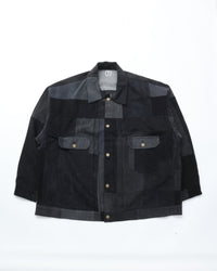 Sillage / trucker jacket black denim seven