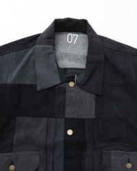 Sillage / popover shirt stripe navy 