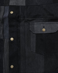 Sillage / trucker jacket black denim seven