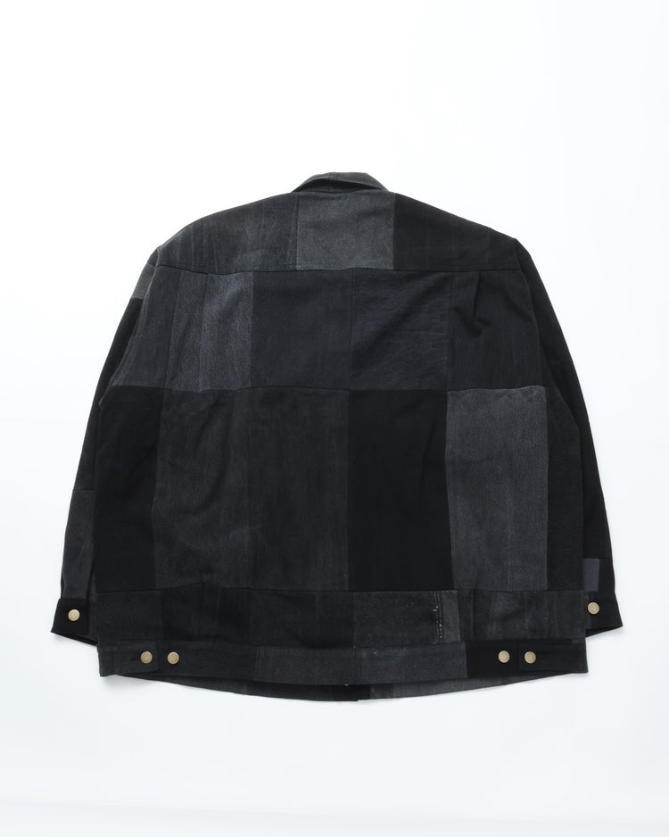 Sillage / trucker jacket black denim seven