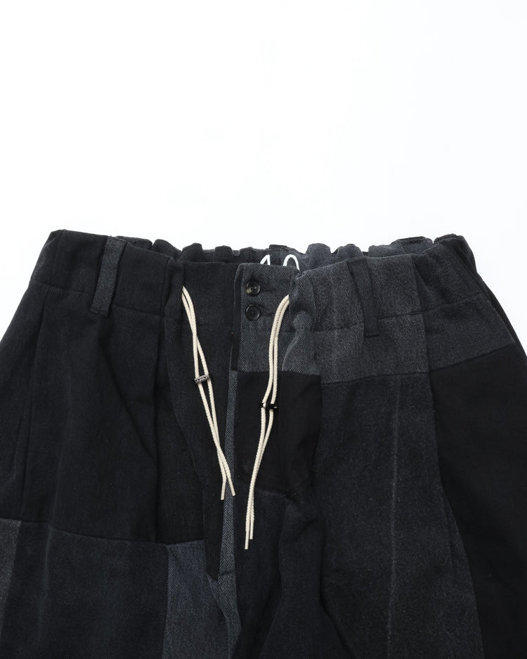 Sillage / circular pants black denim ten