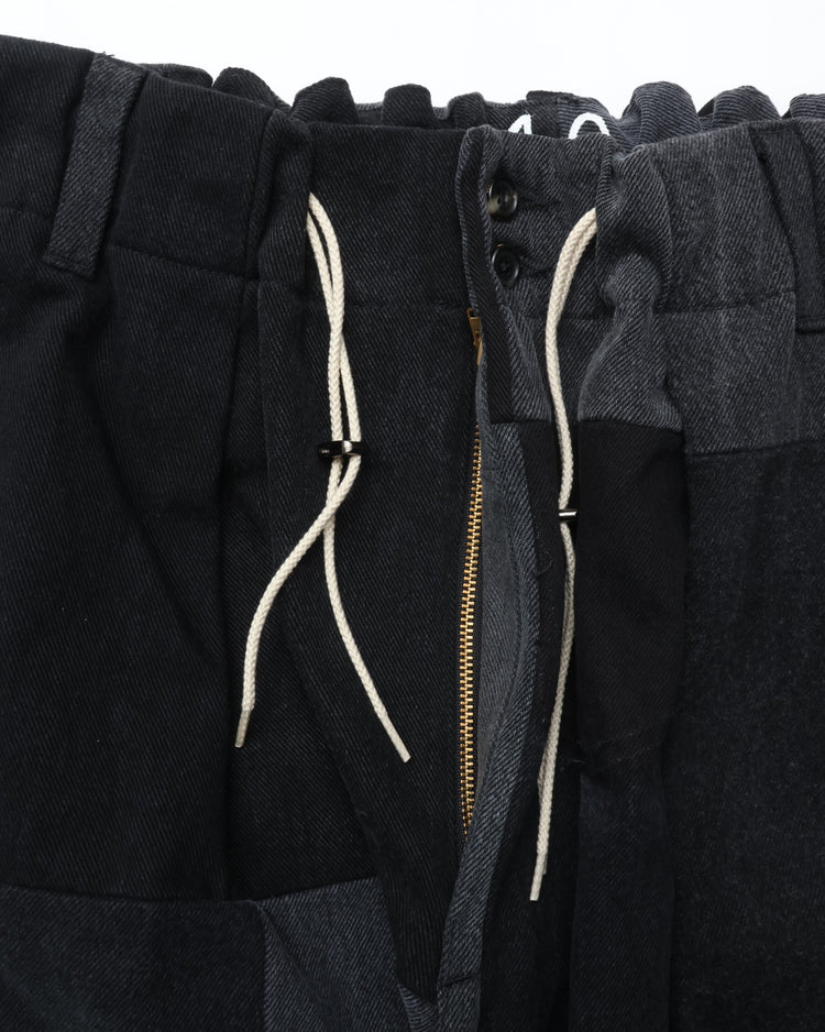 Sillage / circular pants black denim ten