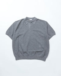 crepuscule / Moss Stitch Polo D.GRAY