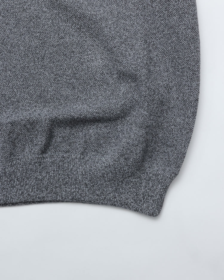 crepuscule / Moss Stitch Polo D.GRAY