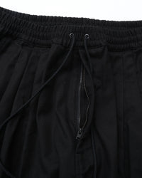 roundabout /  Cotton Serge 3tuck Big Balloon Pants