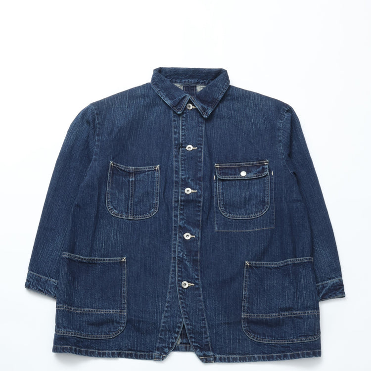 PORTER CLASSIC / STEINBECK DENIM COVERALLS NAVY