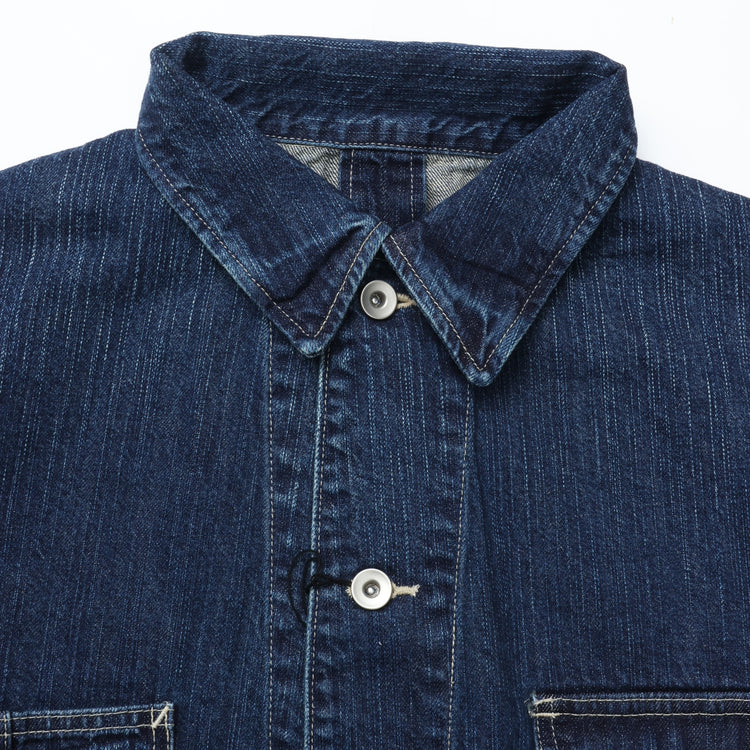 PORTER CLASSIC / STEINBECK DENIM COVERALLS NAVY