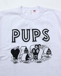 TOUGHER /  BREA S/S TEE　BLACK&WHITE WHITE