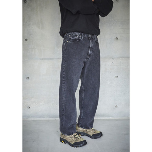 Orslow / 101 DAD'S FIT DENIM PANTS(UNISEX) BLACK DENIM STONE