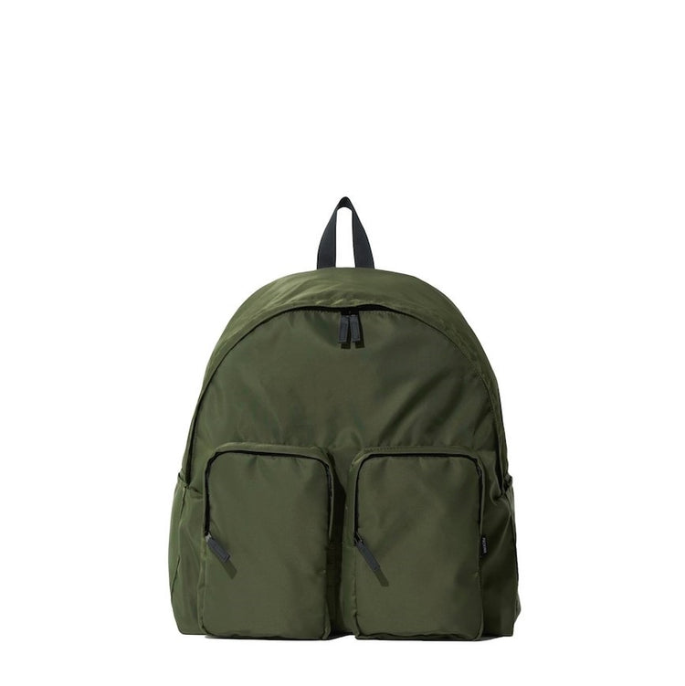 PACKING/ DOUBLE POCKET BACKPACK OLIVE PA-029