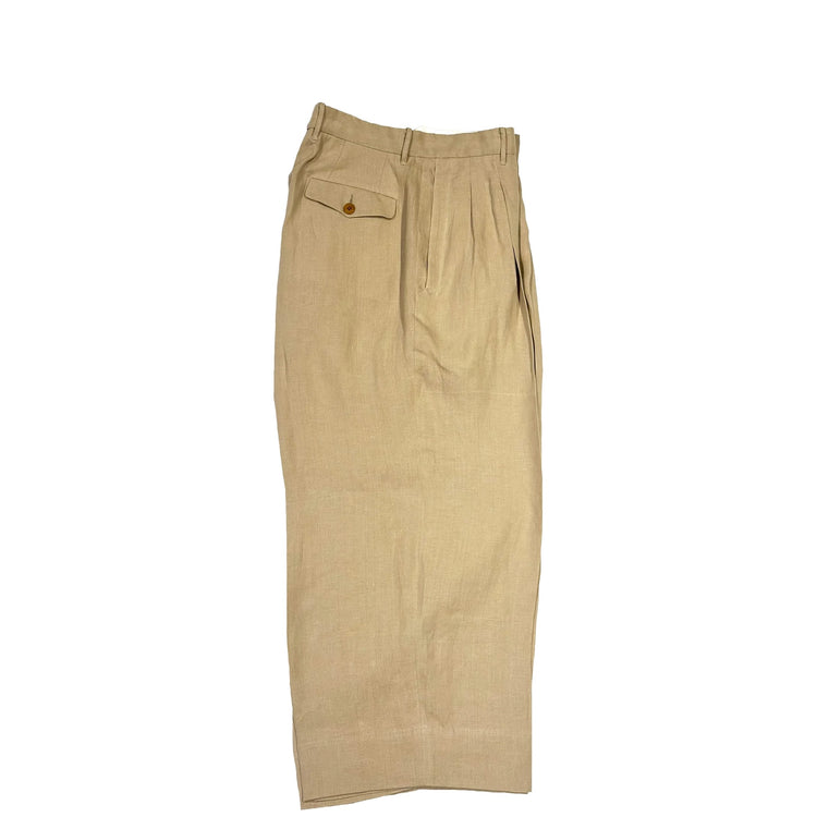 HAVERSACK / High waist 2 pleats wide pants 