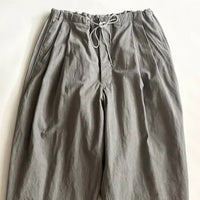 HAVERSACK / Back satin easy wide pants