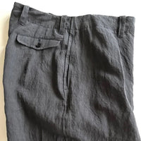 HAVERSACK / 60 Linen poplin wide pants