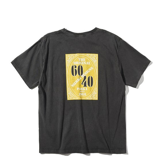 Good On x SIERRA DESIGNS / 60/40 1st LOGO POCKET TEE BLACK