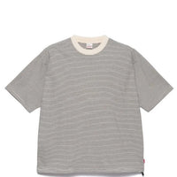 Healthknit / Narrow Border Wide Crew Neck Short Sleeve T-Shirt 