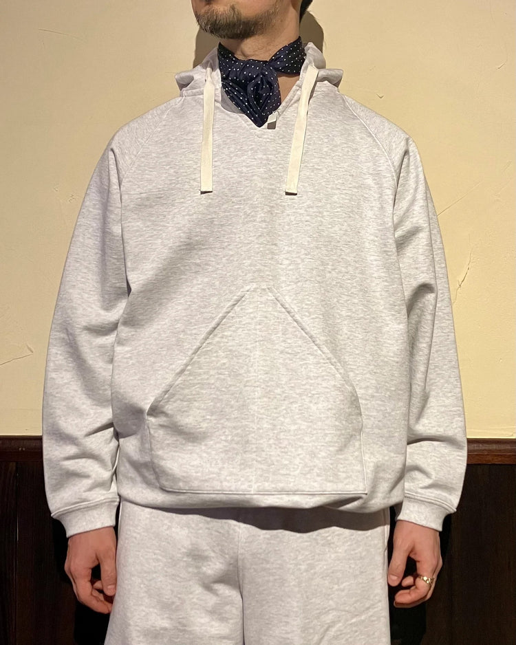 HAVERSACK / 812520　ハイゲージ裏毛　ラグランパーカー 03 TOP GRAY