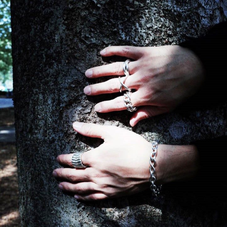 roundabout /  Silver Chain Ring