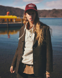 THE SHINZONE / PECK CHECKED SHIRT 85 NAVY