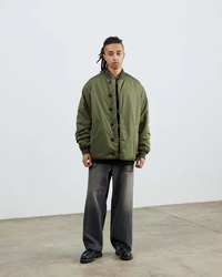 ARMY TWILL  PE WEATHER REVERSIBLE BLOUSON BLACK