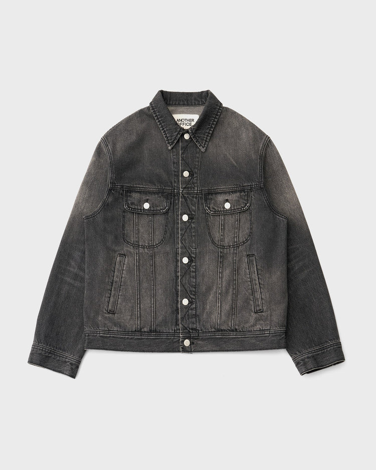 ANOTHER OFFICE / Rider Denim Jacket FADED BLACK