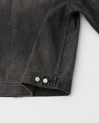 ANOTHER OFFICE / Rider Denim Jacket FADED BLACK