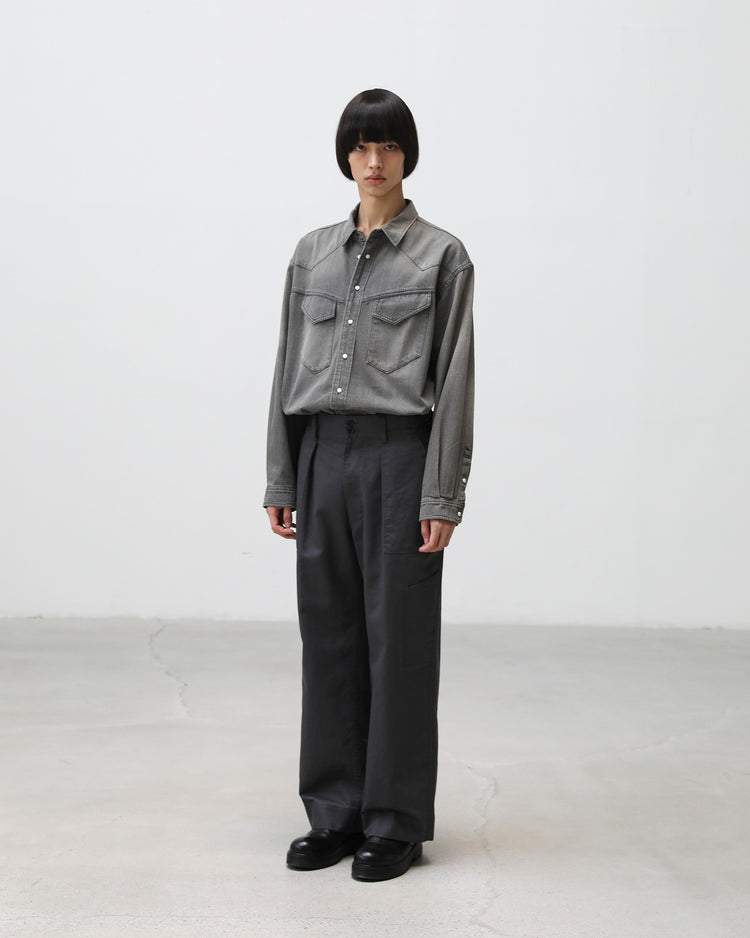 ANOTHER OFFICE / Santiago Fatigue Pants GRAPHITE