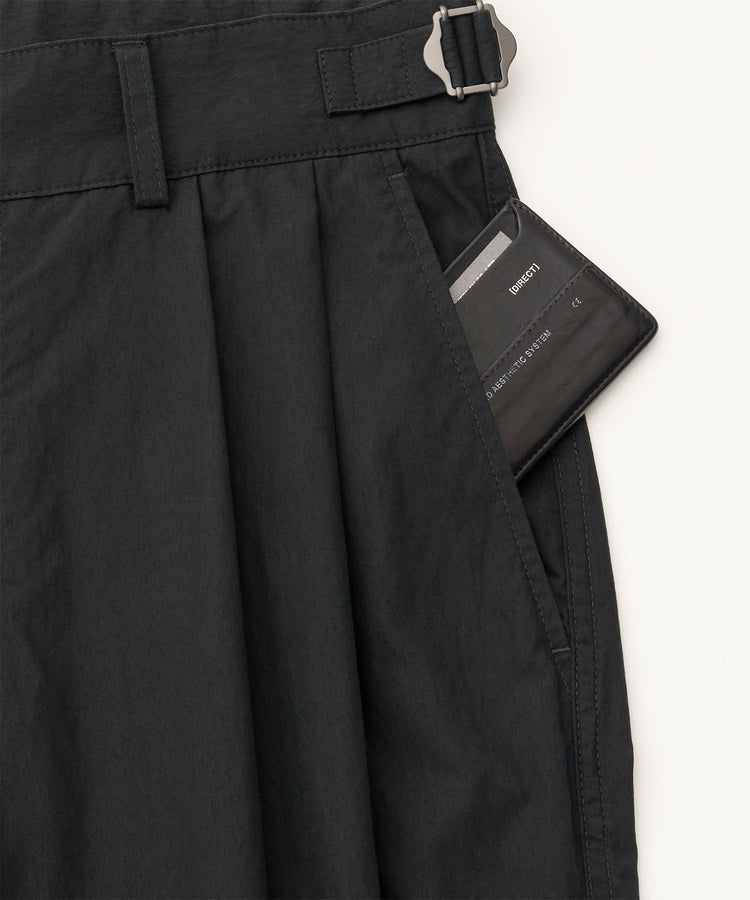 ANOTHER OFFICE / Santiago Officer Pants Almost Black