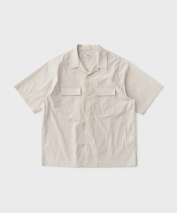 ANOTHER OFFICE / Voyager Shirt - Jacket Sand Gray