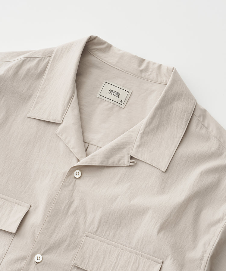 ANOTHER OFFICE / Voyager Shirt - Jacket Sand Gray