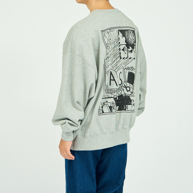 FreshService / AS×FS LIGHT OZ CREW NECK SWEAT “COMIC”