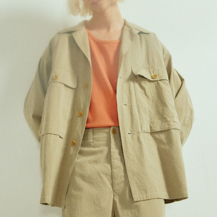 ARMY TWILL / Vintage Gabardine Shirt JK