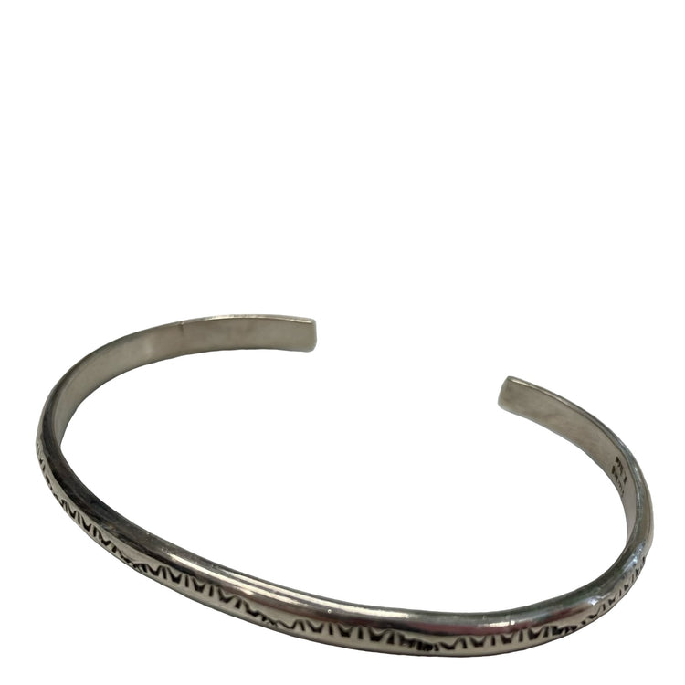 FIRST AMERICAN TRADERS/Sterling Silver Bangle CE