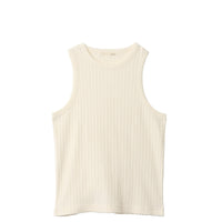 M-SIC/ Eyelet terry American sleeve tank top 