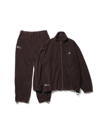 FreshService   "ReFresh!Service." FLEECE TRACK SUIT DARK BROWN