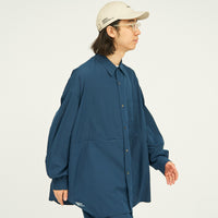 FreshService / STRETCH MATTE TAFFETA REGULAR COLLAR SHIRT