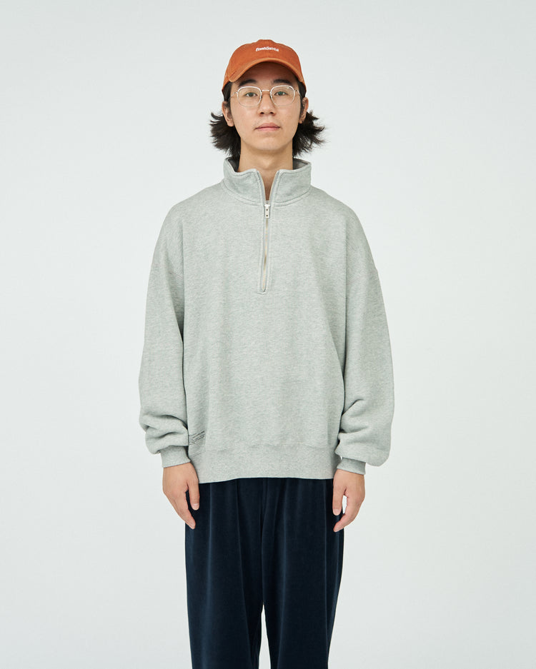FreshService  HEAVY OZ HALF ZIP PULLOVER H.GRAY