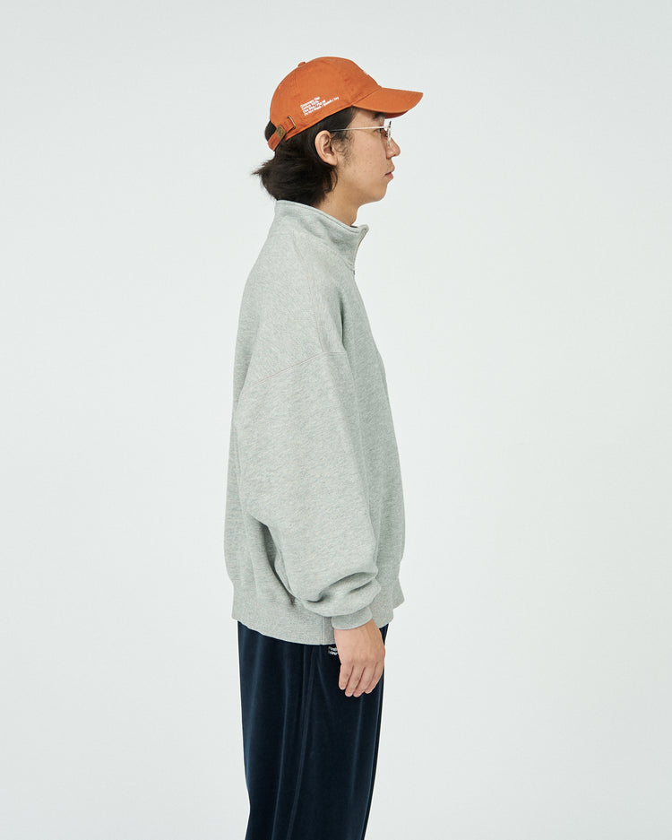 FreshService  HEAVY OZ HALF ZIP PULLOVER H.GRAY