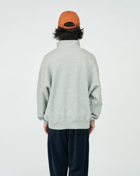 FreshService  HEAVY OZ HALF ZIP PULLOVER H.GRAY