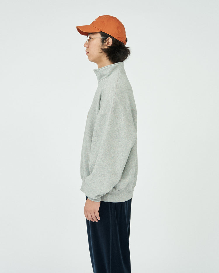 FreshService  HEAVY OZ HALF ZIP PULLOVER H.GRAY