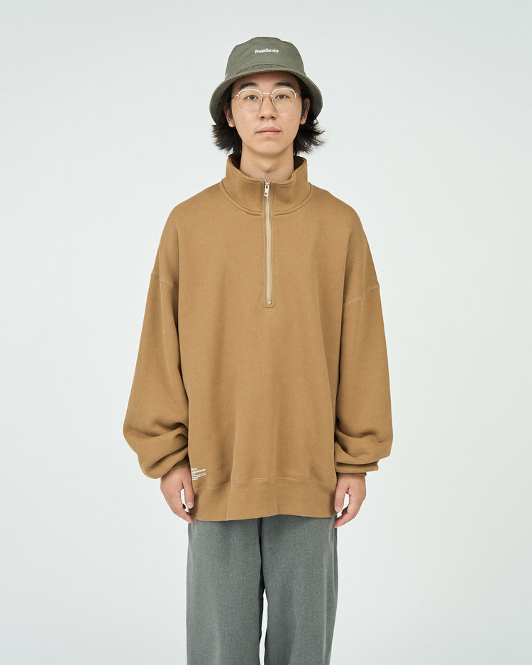 トップス Nulbarich half zip up FreshService HEAVY OZ HALF ZIP PULLOVER COYOTE – CASDAY