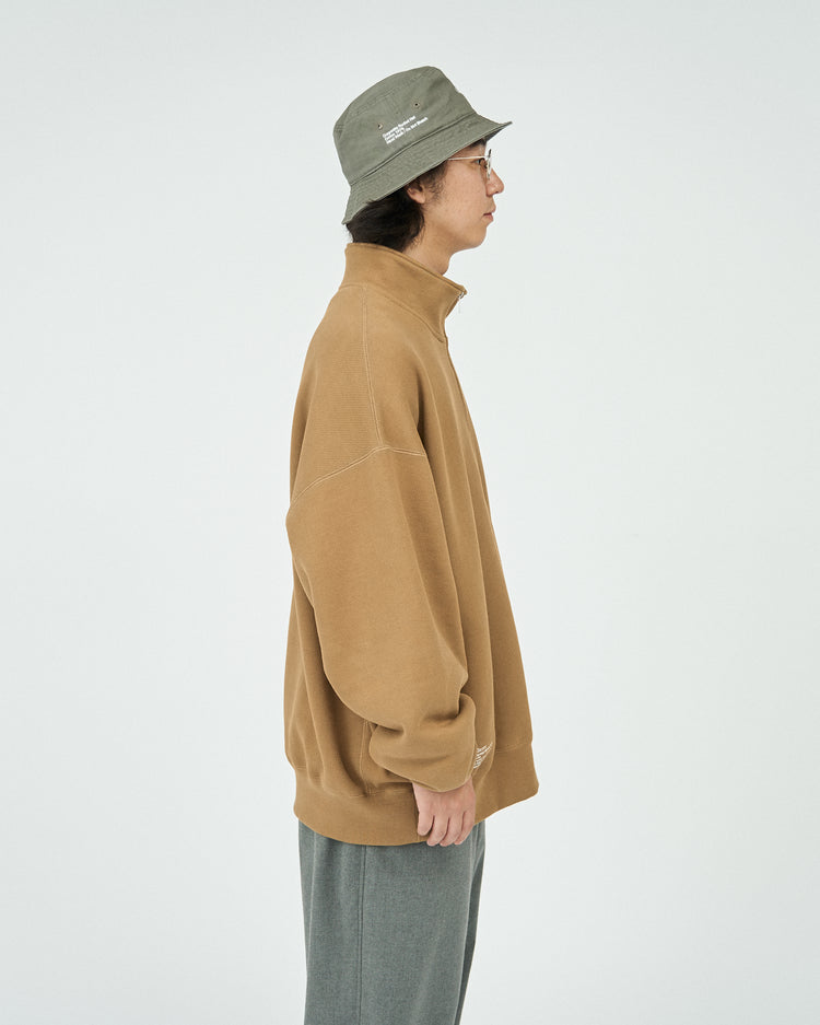 FreshService  HEAVY OZ HALF ZIP PULLOVER COYOTE