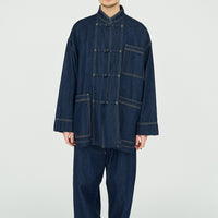 FreshService / CORPORATE DENIM KUNG-FU COVERALL ONE WASH