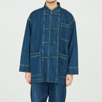 FreshService / CORPORATE DENIM KUNG-FU COVERALL FADE INDIGO