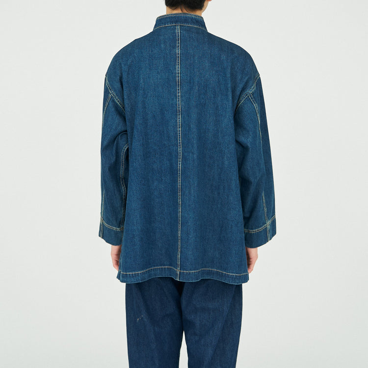 FreshService / CORPORATE DENIM KUNG-FU COVERALL FADE INDIGO