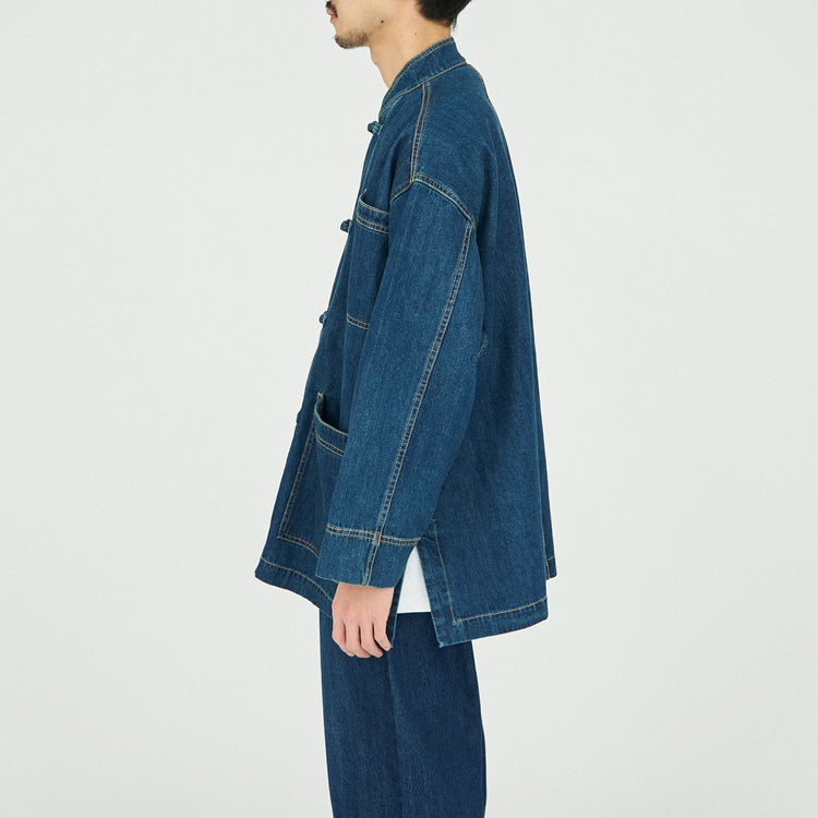 FreshService / CORPORATE DENIM KUNG-FU COVERALL FADE INDIGO