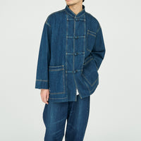 FreshService / CORPORATE DENIM KUNG-FU COVERALL FADE INDIGO