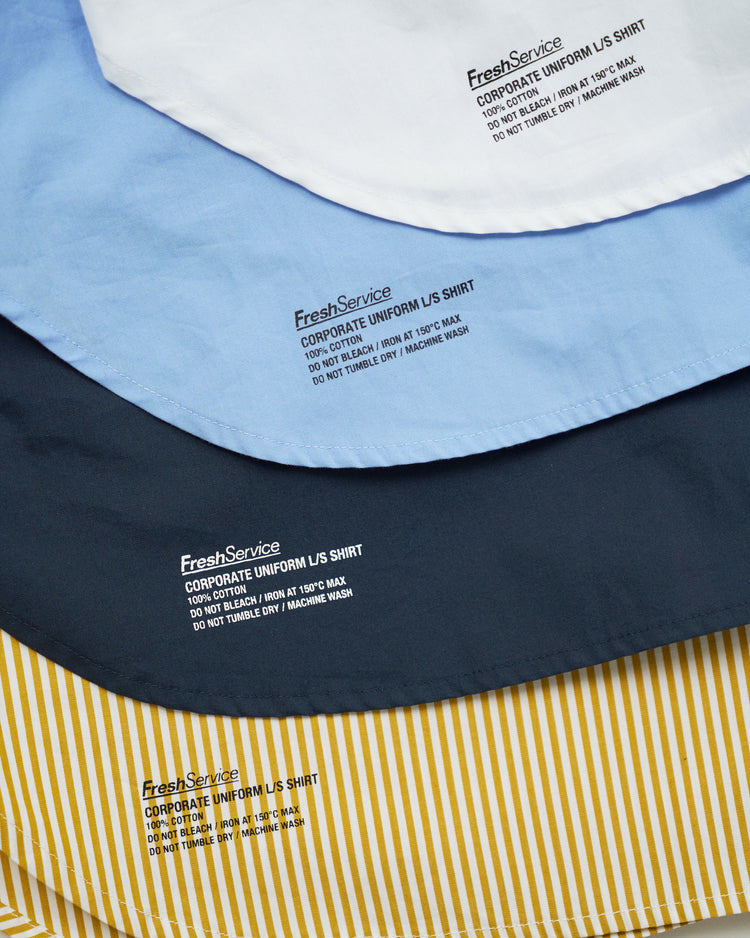 FreshService / CORPORATE UNIFORM L/S SHIRT BLUE