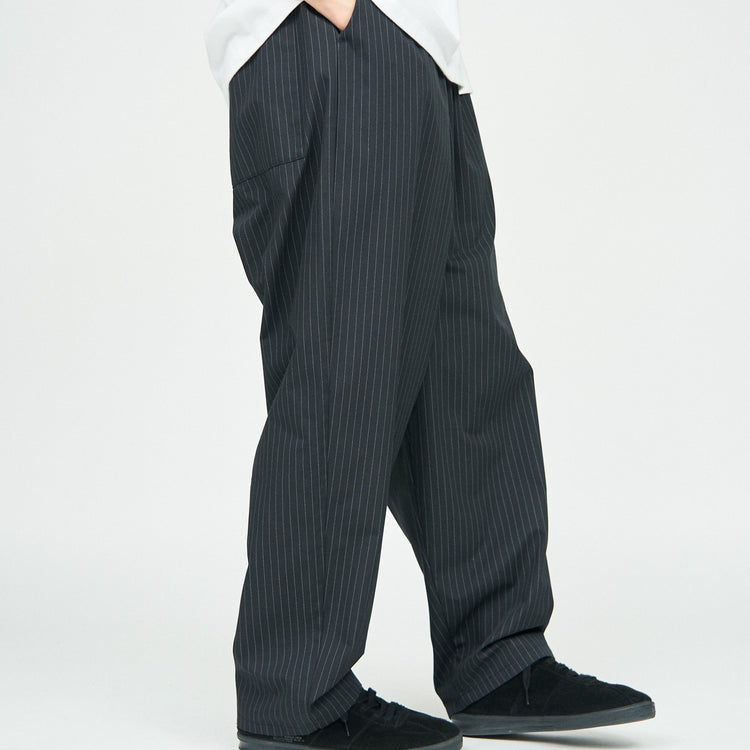 FreshService / CORPORATE EASY PANTS BK STRIPE